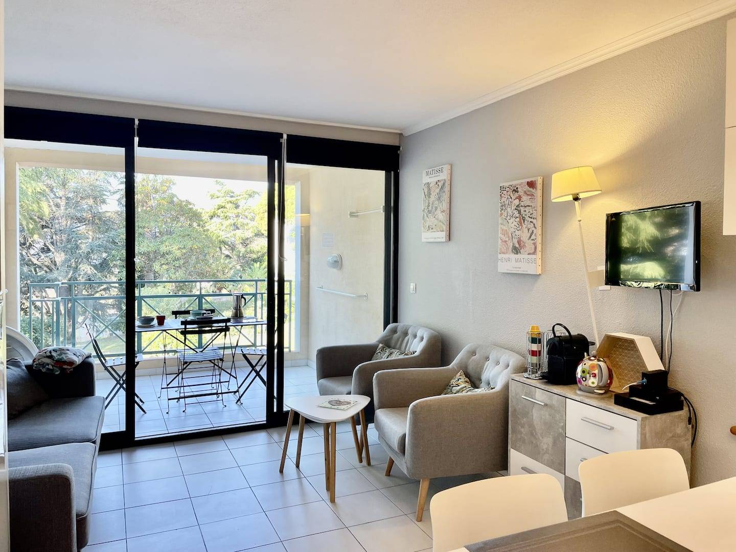 Cannes, duplex T3 vue mer, piscine, parking couvert, 4 pers., photo 4 of 15