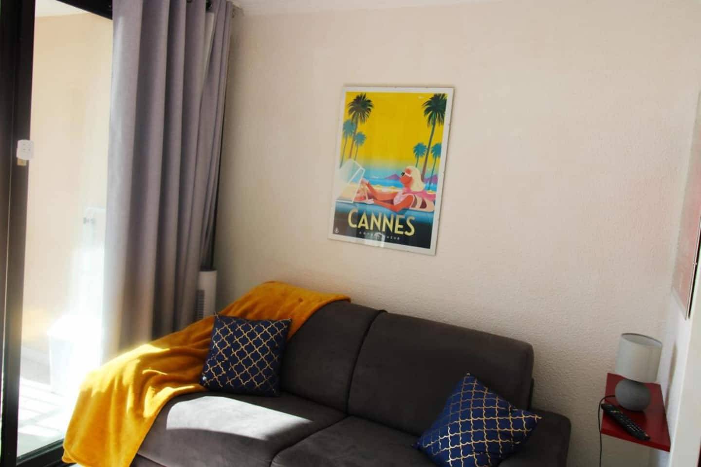 Cannes, T2 terrasse vue mer, piscine, parking, 4 pers., photo 2 of 15